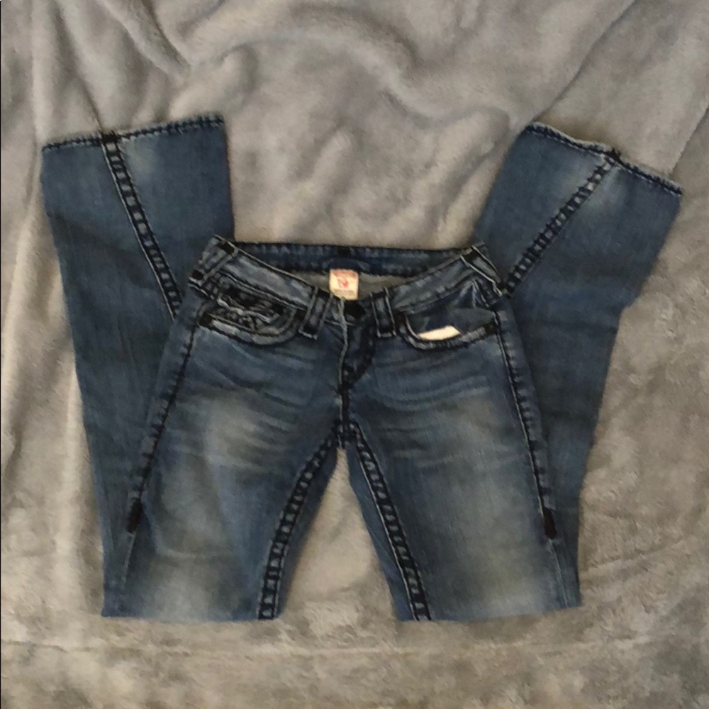 True Religion Blue Wash Jeans size 25